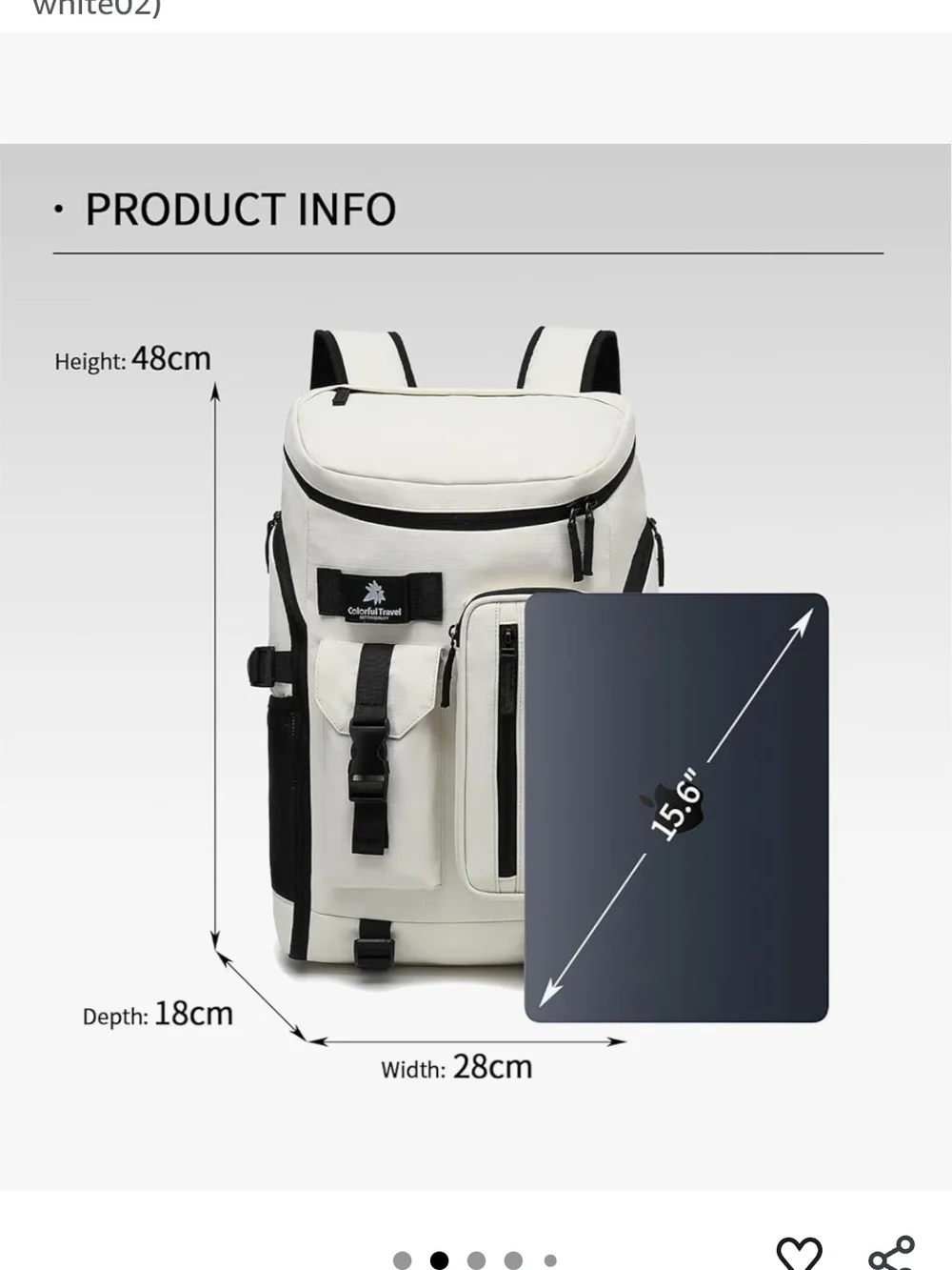 Light Gray Tactical Backpack